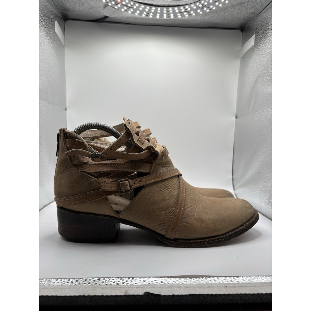 Freebird by Steven Tan Cutout Ankle Boots